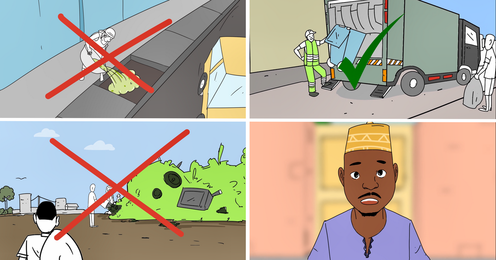 Raising awareness on household solid waste management through a cartoon | VNG Raising awareness on household solid waste management through a cartoon | VNG